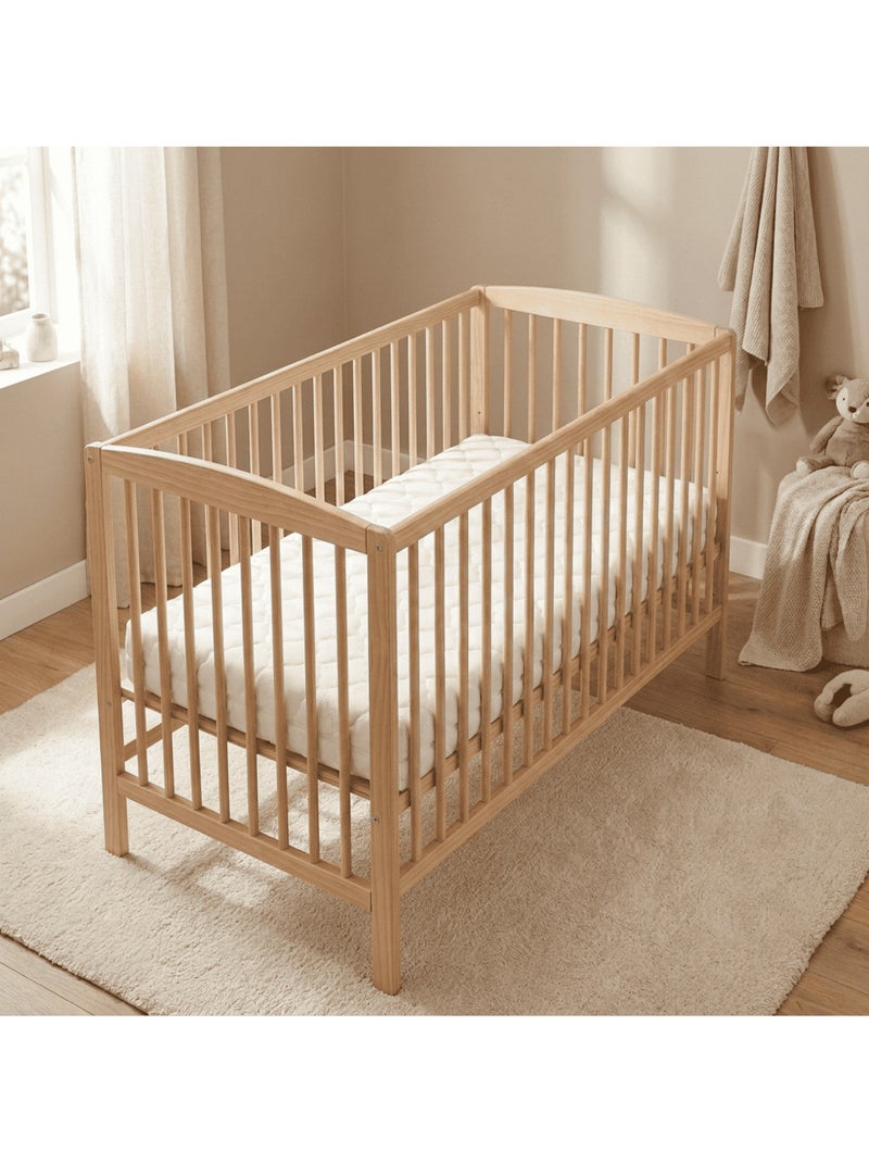 Pack Matelas Bamboo + Drap Magique Imprimé - Matelas Déhoussable et Drap-Housse Imperméable 2-en-1 Blanc - Kiabi