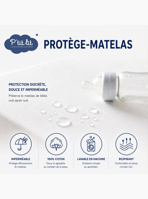 Pack Matelas B?b? 60x120 + Plan Inclin? ?toiles Dor?es + Prot?ge-Matelas - D?houssable et Sain - Kiabi Pack Matelas B?b? 60x120 + Plan Inclin? ?toiles Dor?es + Prot?ge-Matelas - D?houssable et Sain - Kiabi