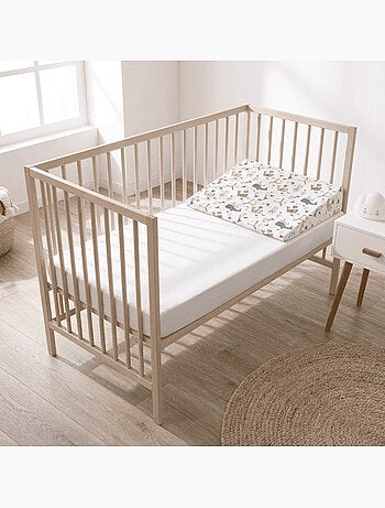 Pack Matelas Bébé 60x120 cm + Plan Incliné Coton Octopus - Confort Souple et Position Idéale