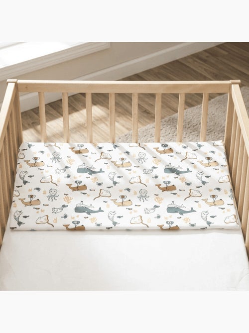 Pack Matelas Bébé 60x120 cm + Plan Incliné Coton Octopus - Confort Souple et Position Idéale - Kiabi