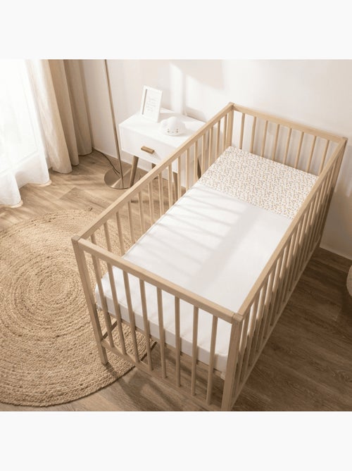 Pack Matelas Bébé 60x120 cm + Plan Incliné Coton Sweety - Confort Souple et Position Idéale - Kiabi