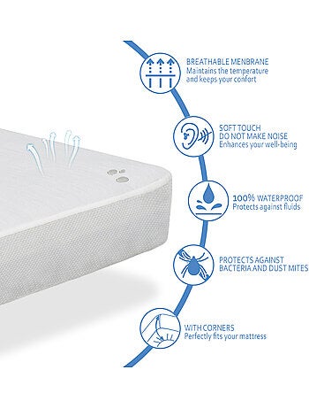 Pack Matelas h14 CM ORION CONFORT+oreiller junior+Protège matelas