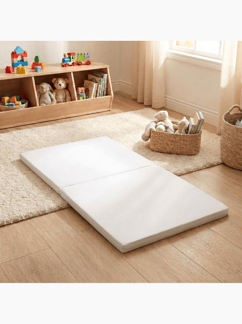 Pack Matelas Pliant 60x120 + Drap Housse Éponge - Idéal Voyage - Déhoussable et Sain - Kiabi