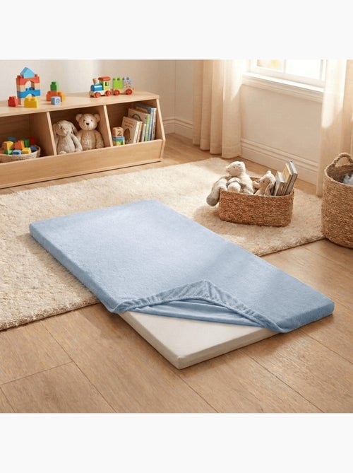 Pack Matelas Pliant 60x120 + Drap Housse Éponge - Idéal Voyage - Déhoussable et Sain - Kiabi