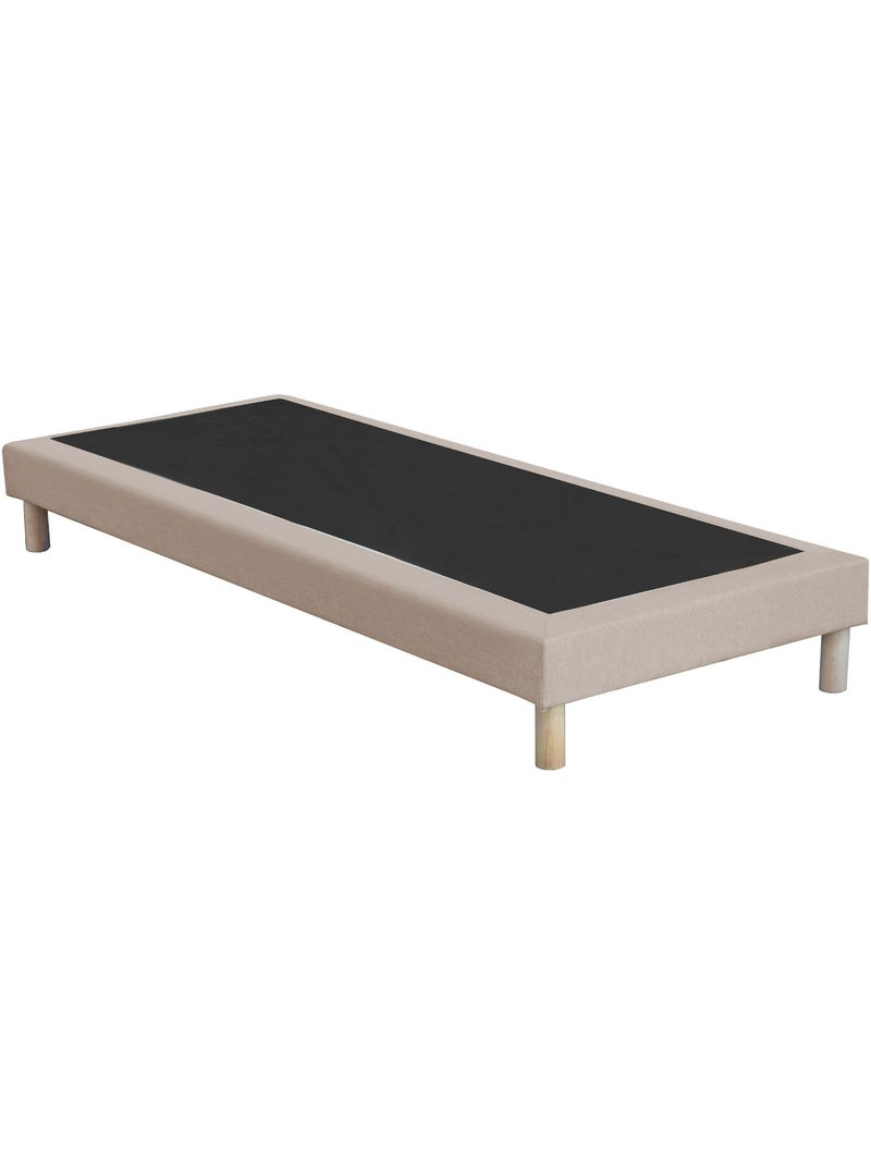 Pack matelas ressorts ASTRE, sommier, couette et oreillers français - Sommier - Beige Beige clair - Kiabi