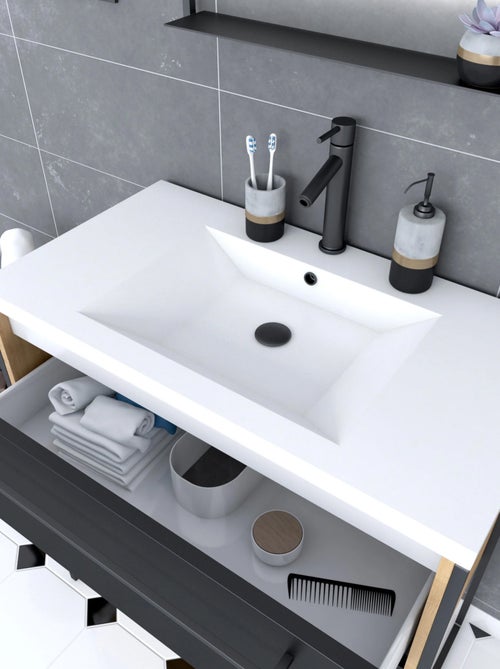 Pack meuble à tiroirs avec vasque en résine - Kiabi