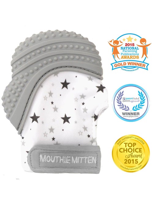 Pack mitaine de dentition et hochet cube de dentition - Gris - Kiabi