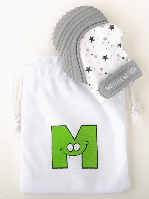 Pack mitaine de dentition et hochet cube de dentition - Gris - Kiabi