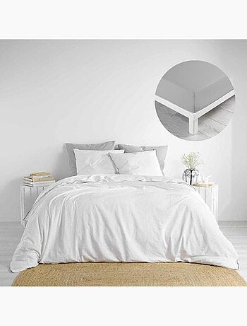 Pack parure coton lavé 57 fils + dh linette