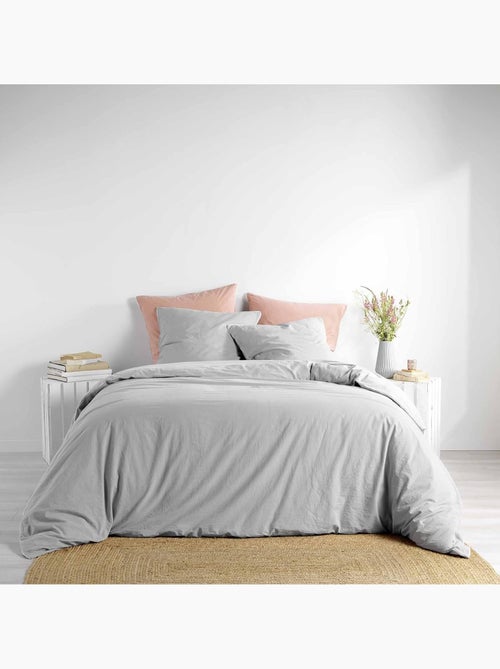 Pack parure coton lavé 57 fils + DH Linette - Kiabi