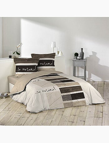 Pack parure de couette + drap housse 160x200