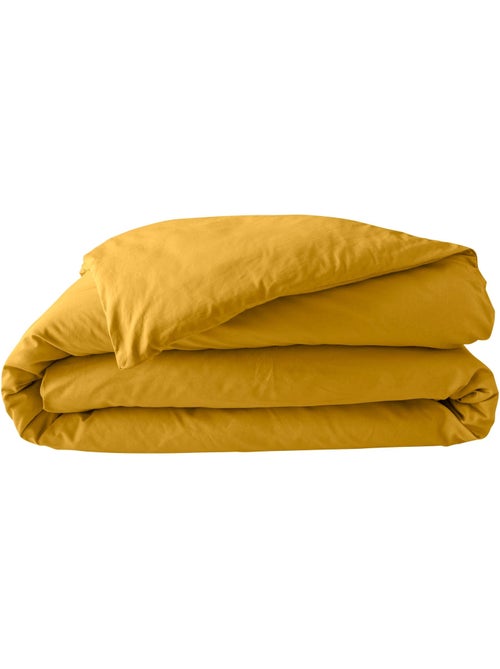 Pack Parure de Lit Percale Unie 78 Fils + Drap-Housse - Kiabi