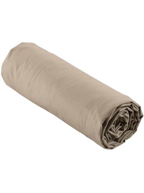 Pack Parure de Lit Percale Unie 78 Fils + Drap-Housse - Kiabi