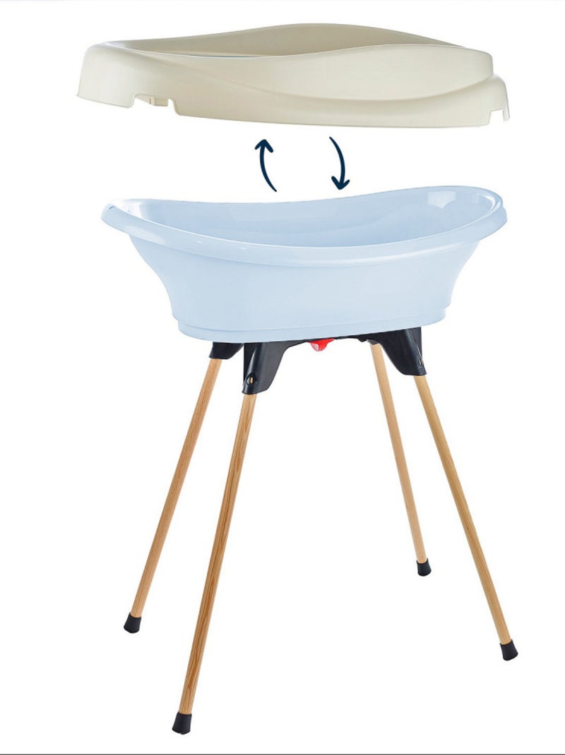 Pack plan à langer et baignoire VASCO Bleu - Kiabi