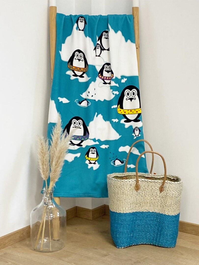FACTORY CR Serviette Microfibre Pokémon 70x140 Cm - Serviette Piscine Enfant Imprimée Multicolore - Séchage Rapide