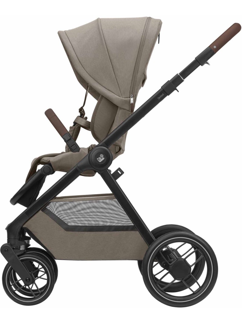 Pack Poussette Naissance Oxford+, Cosi Pebble 360 Pro 2, Embase FamilyFix 360 Pro Beige - Kiabi