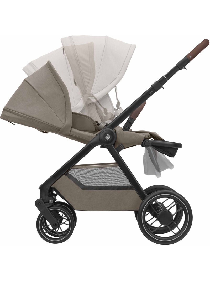 Pack Poussette Naissance Oxford+, Cosi Pebble 360 Pro 2, Embase FamilyFix 360 Pro Beige - Kiabi