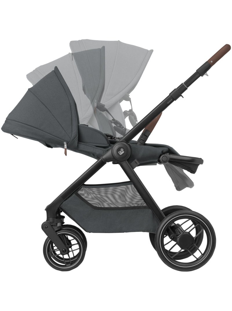 Pack Poussette Naissance Oxford+, Cosi Pebble 360 Pro 2, Embase FamilyFix 360 Pro Gris foncé - Kiabi