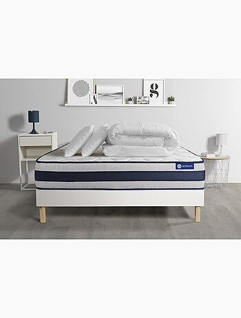 Pack Prêt à dormir avec Matelas Latex et mémoire de forme ACTISOM