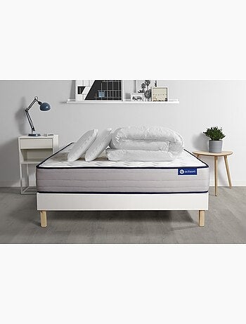 Pack Prêt à dormir avec Matelas Latex et mémoire de forme ACTISOM