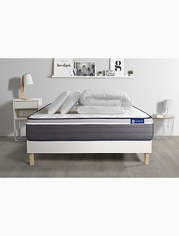 Pack Prêt à dormir avec Matelas Latex et mémoire de forme ACTISOM