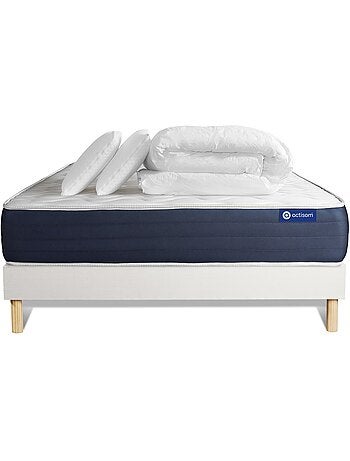 Pack Prêt à dormir avec Matelas Latex et mémoire de forme ACTISOM