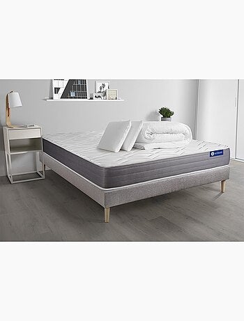 Pack Prêt à dormir avec Matelas Latex et mémoire de forme ACTISOM