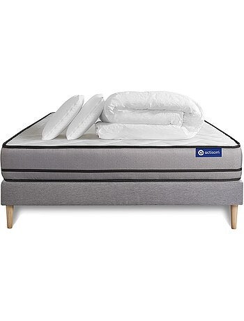 Pack Prêt à dormir avec Matelas Latex et mémoire de forme ACTISOM