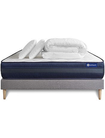 Pack Prêt à dormir avec Matelas Latex et mémoire de forme ACTISOM