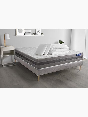 Pack Prêt à dormir avec Matelas Latex et mémoire de forme ACTISOM
