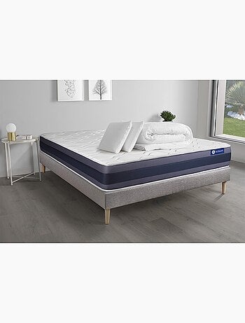 Pack Prêt à dormir avec Matelas Latex et mémoire de forme ACTISOM