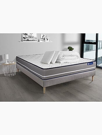 Pack Prêt à dormir avec Matelas Latex et mémoire de forme ACTISOM