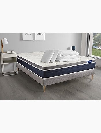 Pack Prêt à dormir avec Matelas Latex et mémoire de forme ACTISOM