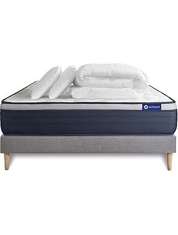 Pack Prêt à dormir avec Matelas Latex et mémoire de forme ACTISOM