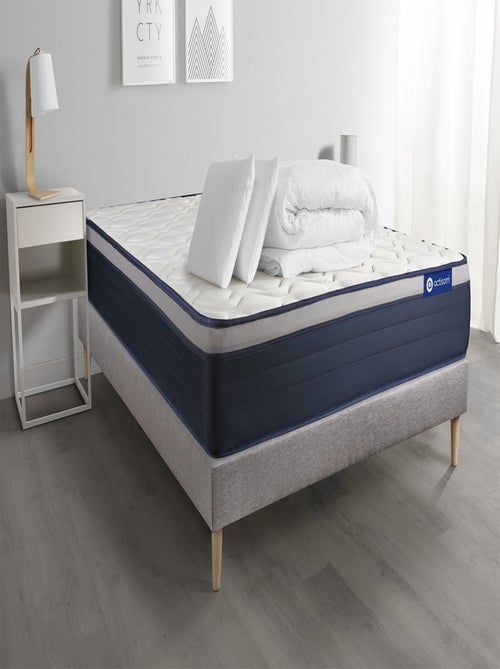 Pack Prêt à dormir avec Matelas Latex et mémoire de forme ACTISOM - Kiabi