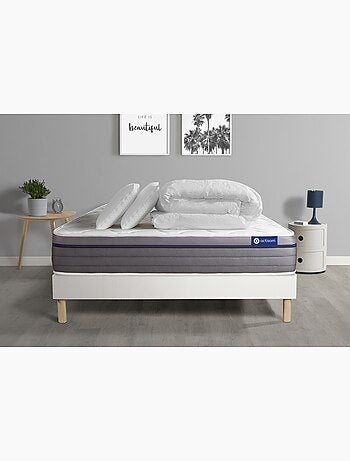 Pack Prêt à dormir avec Matelas Mémoire de forme ACTISOM