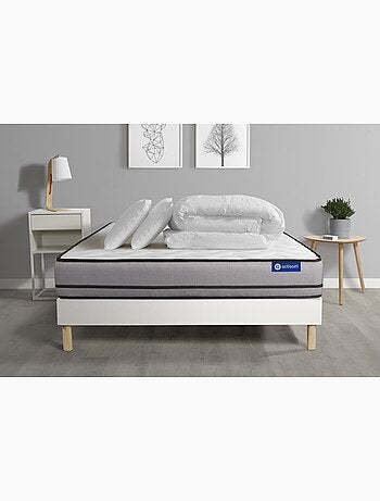 Pack Prêt à dormir avec Matelas Mémoire de forme ACTISOM