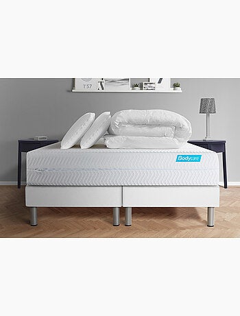 Pack Prêt à dormir avec Matelas Mémoire de forme BODYCARE