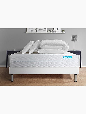 Pack Prêt à dormir avec Matelas Mémoire de forme BODYCARE
