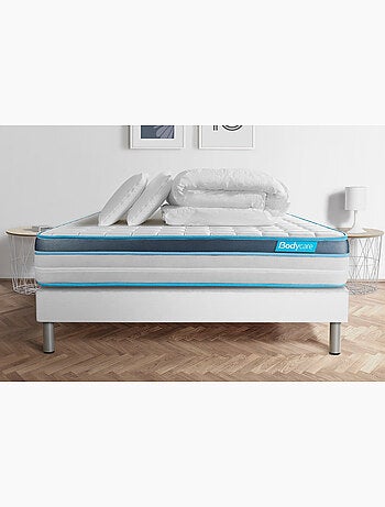 Pack Prêt à dormir avec Matelas Mémoire de forme BODYCARE