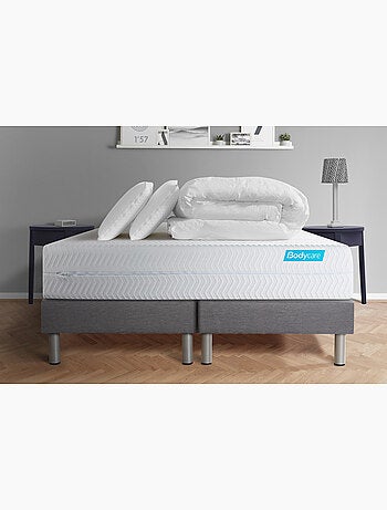 Pack Prêt à dormir avec Matelas Mémoire de forme BODYCARE