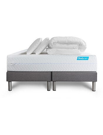 Pack Prêt à dormir avec Matelas Mémoire de forme BODYCARE