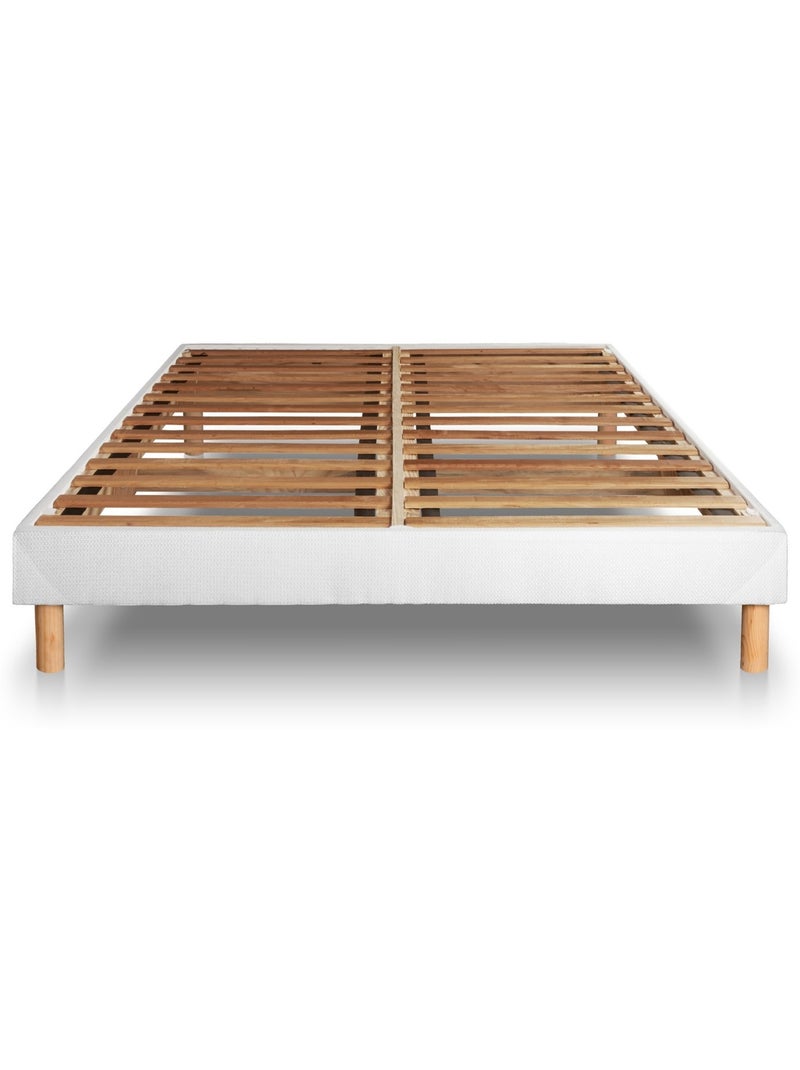 Pack Prêt à dormir avec Matelas Mémoire de forme Prestige literie Blanc - Kiabi
