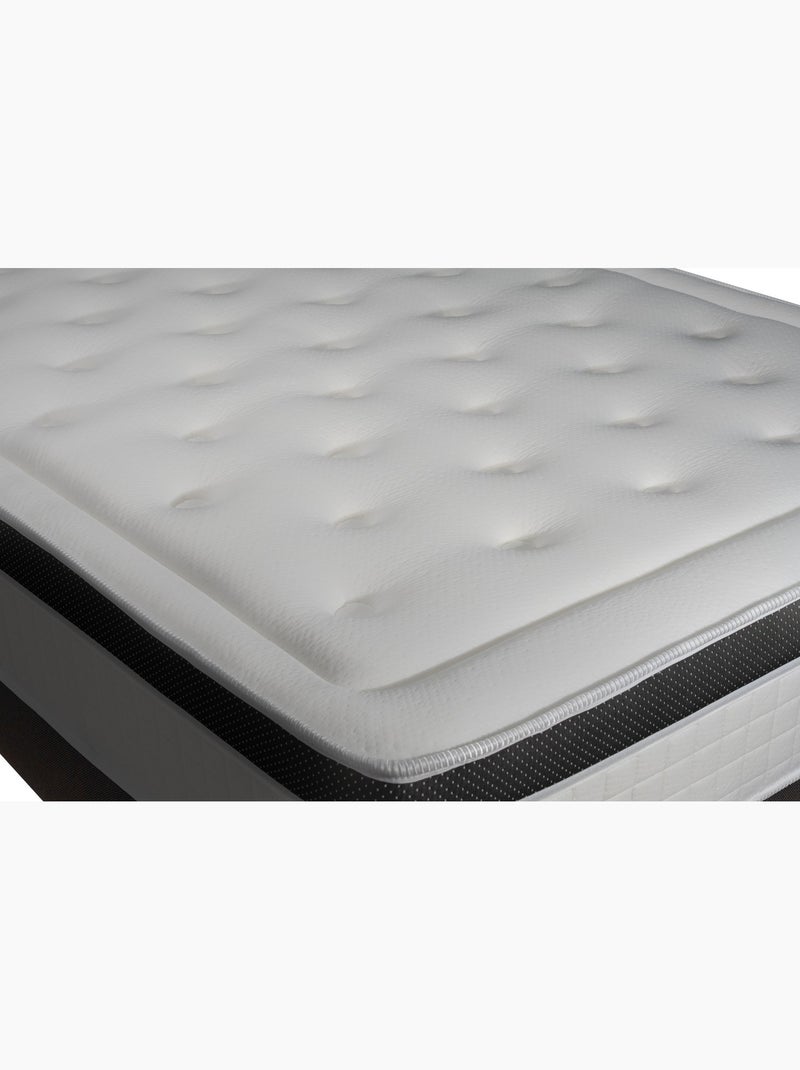 Pack Prêt à dormir avec Matelas Mémoire de forme Prestige literie Blanc - Kiabi