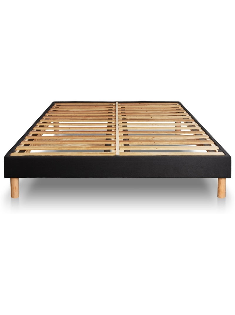 Pack Prêt à dormir avec Matelas Mémoire de forme Prestige literie Noir - Kiabi