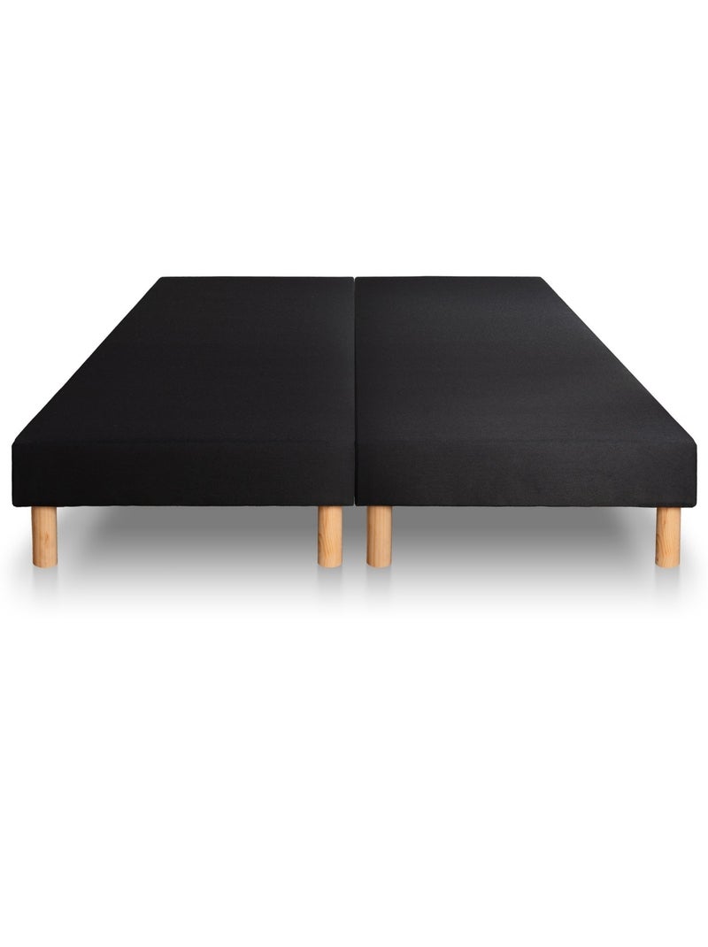 Pack Prêt à dormir avec Matelas Mémoire de forme Prestige literie Noir - Kiabi