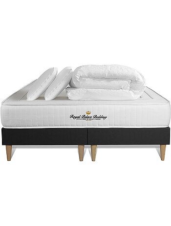Pack Prêt à dormir avec Matelas Mémoire de forme ROYAL PALACE BEDDING