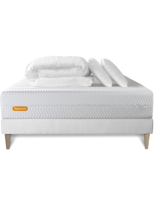 Pack Prêt à dormir avec Matelas Mémoire de forme Septnuits - Kiabi