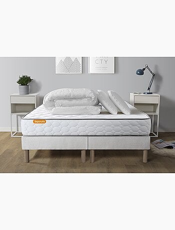 Pack Prêt à dormir avec Matelas Mémoire de forme Septnuits