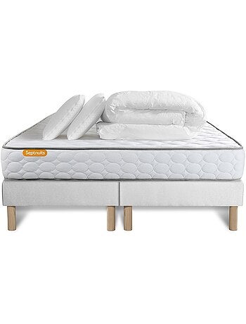 Pack Prêt à dormir avec Matelas Mémoire de forme Septnuits